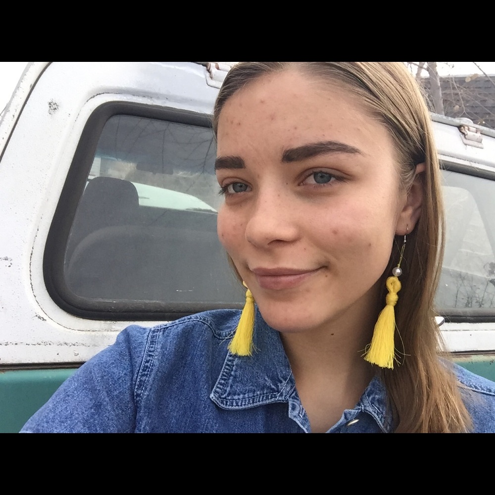 Bohemian tassel earrings
